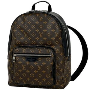 Louis Vuitton Josh Backpack Monogram Macassar Brown Black